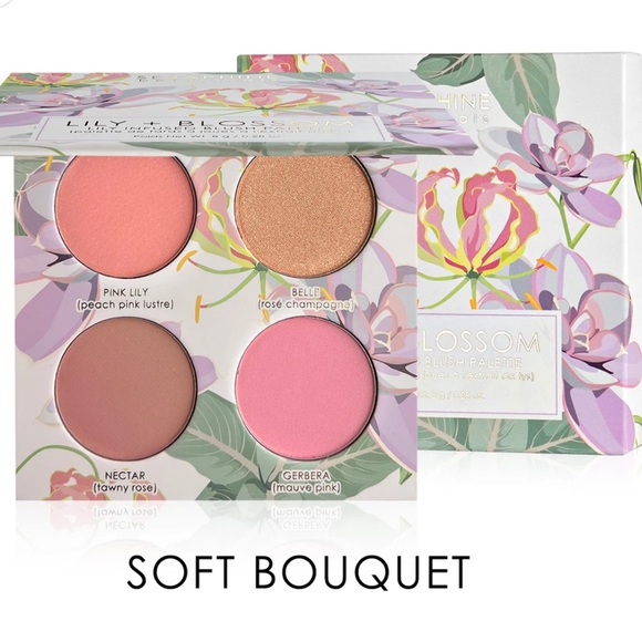 Seraphine Botanicals Lily + Blossom Lily Infused Blush Palette in Soft Bouquet - Picture 1 of 8